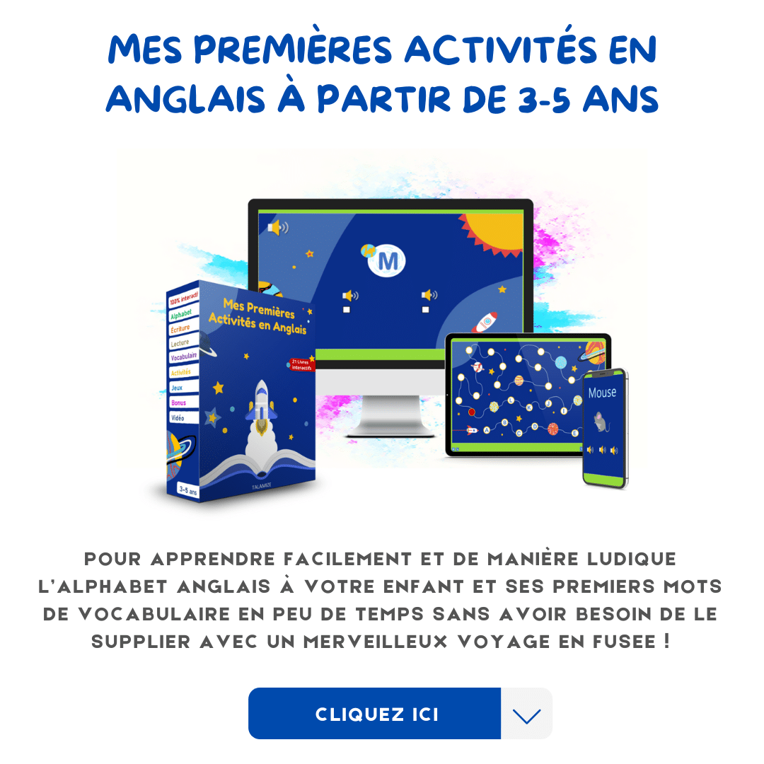 Mes Premières Activités En anglais 3-5ans 