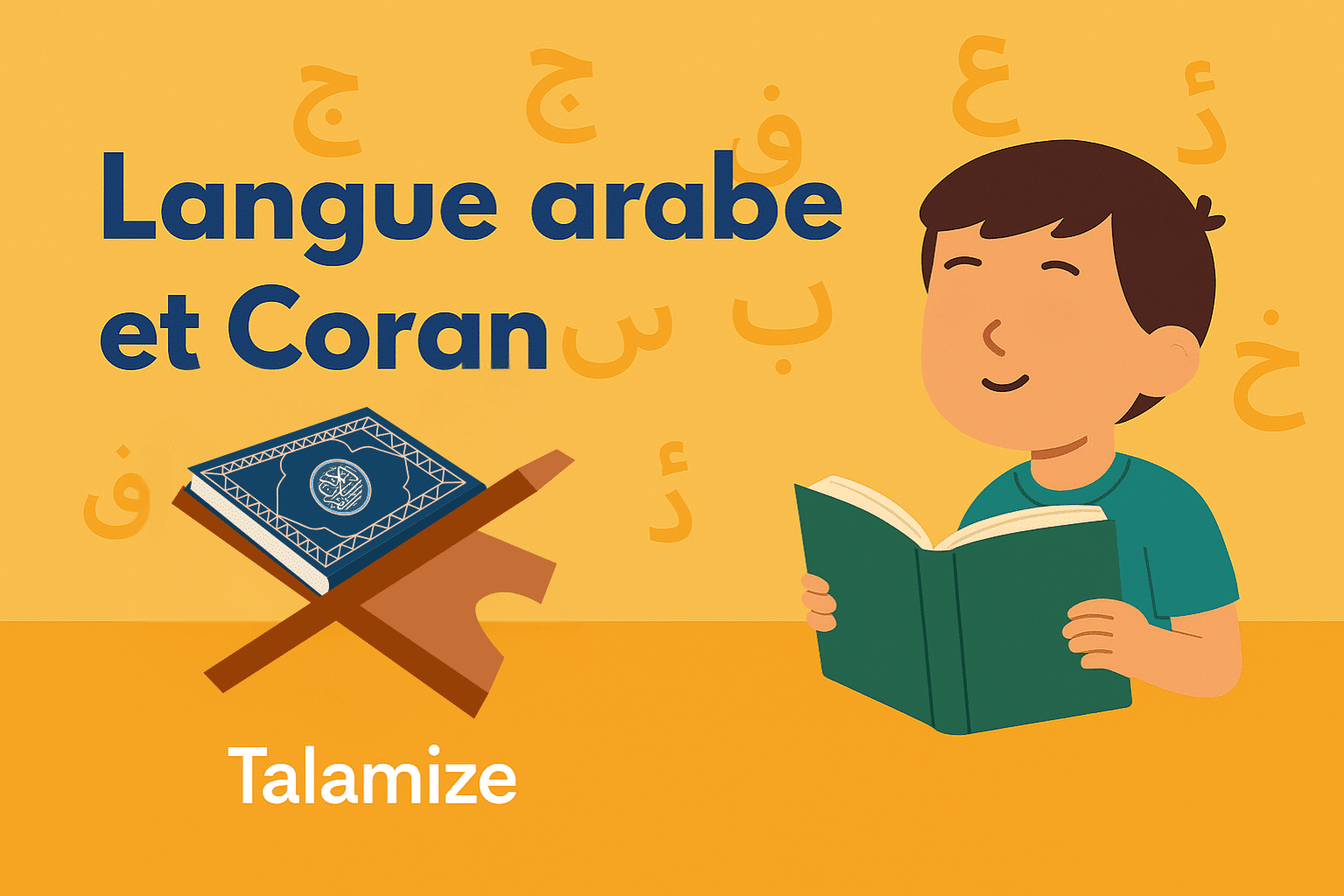 Langue arabe et Coran : relation indissociable expliquée aux enfants avec Talamize