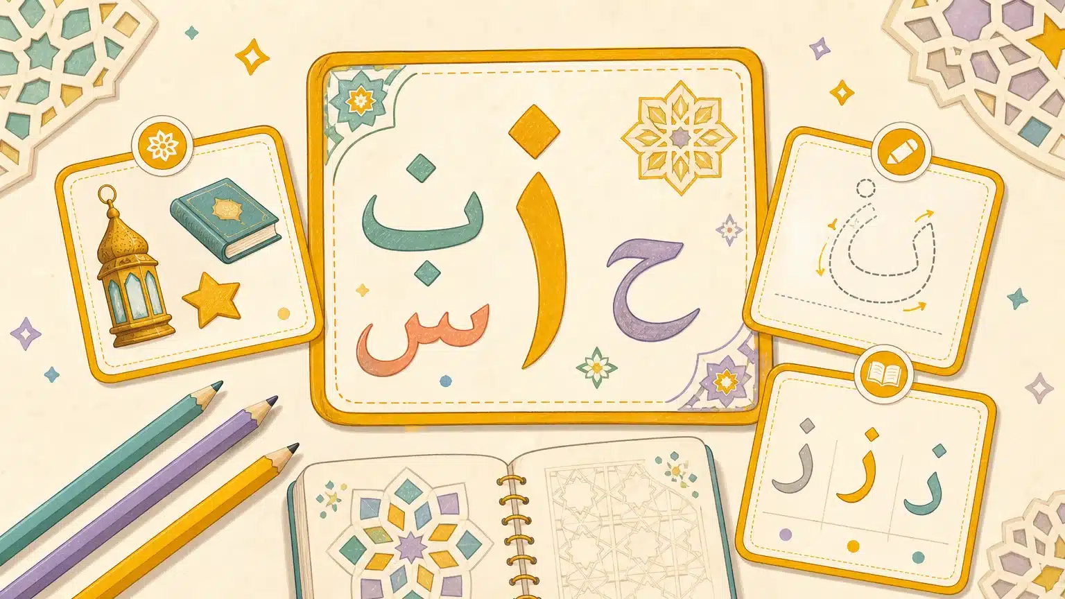 Illustration de critères pour choisir un ebook arabe éducatif pour enfant